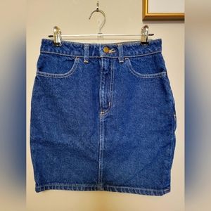 American Apparel Denim Mini Skirt